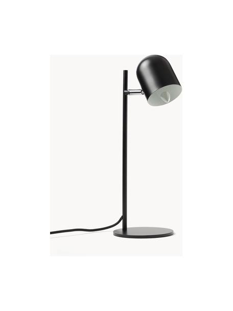 Kovová stolní lampa Almo, Černá, Ø 17 cm, V 44 cm