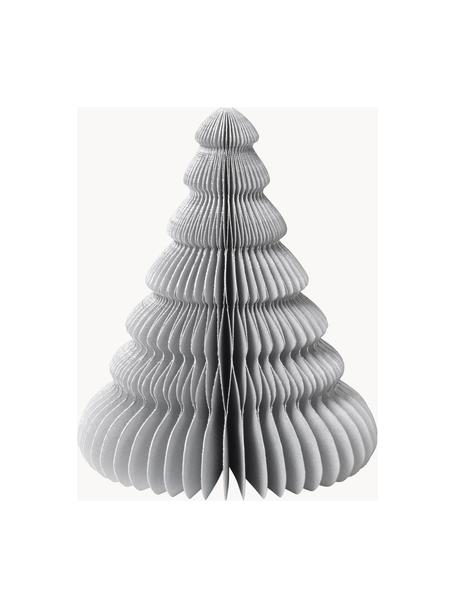 Sapin de Noël décoratif Paper Pine, Papier, Couleur argentée, Ø 13 x haut. 15 cm