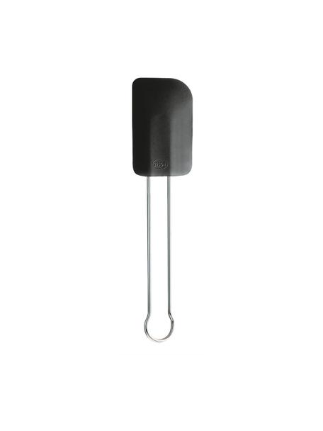 Espátula de cocina Wow, Acero inoxidable 18/10, silicona, Negro, An 8 x L 32 cm