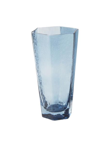 Waterglazen Amory in blauw, 4 stuks, Glas, Blauw, transparant, Ø 9 x H 17 cm, 500 ml