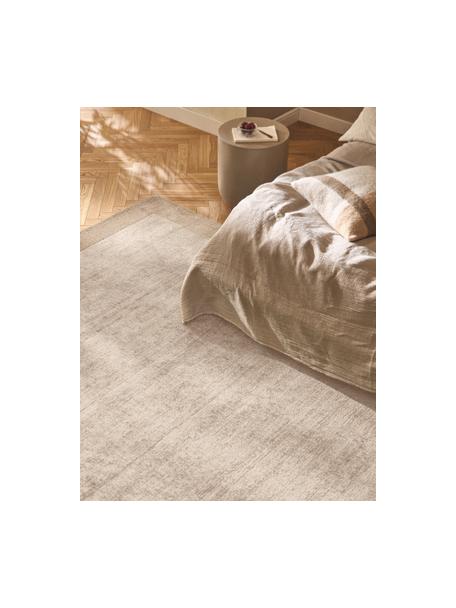 Tappeto a pelo corto Kari, 100% poliestere certificato GRS, Beige, Larg. 80 x Lung. 150 cm (taglia XS)