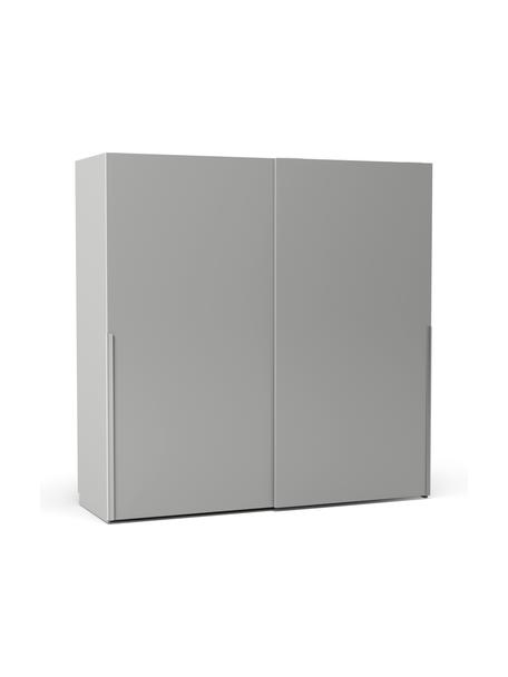 Modulárna šatníková skriňa s posuvnými dverami Leon, šírka 200 cm, niekoľko variantov, Sivá, Basic, Š 200 x V 200 cm