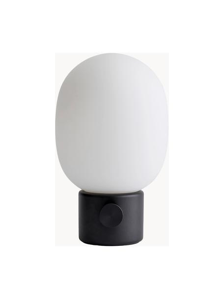 Petite lampe à poser à intensité variable JWDA, haut. 29 cm, Blanc, noir, Ø 17 x haut. 29 cm