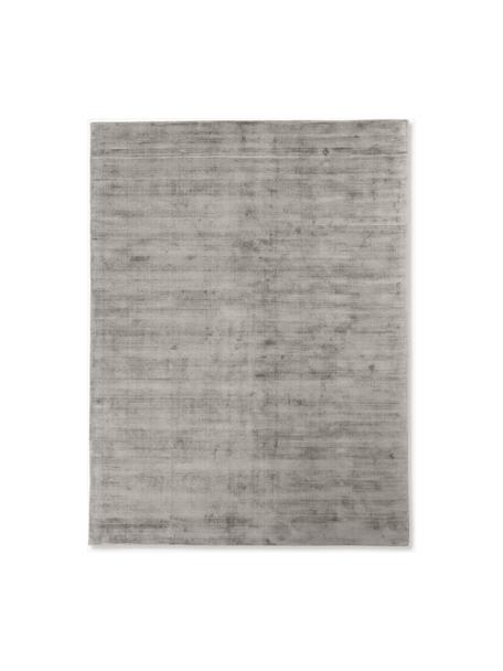 Ručně tkaný viskózový koberec Jane, Šedá, Š 400 cm, D 500 cm (velikost XXL)