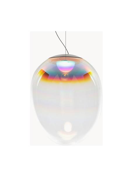 Petite suspension LED soufflée bouche Stellar Nebula, intensité lumineuse variable, Transparent, Ø 30 x haut. 37 cm