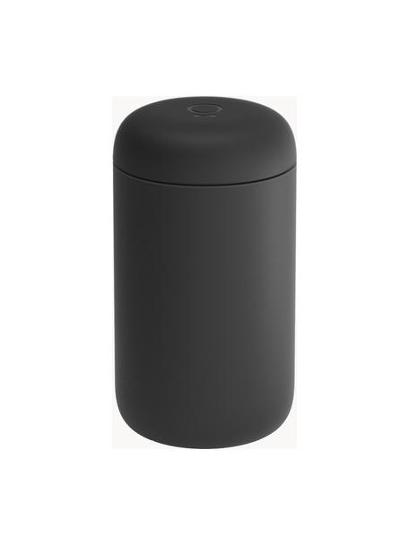 Thermokaffeebecher Carter, Gehäuse: Edelstahl, Deckel: Kunststoff, Schwarz, ø 9 x H 16 cm, 450 ml
