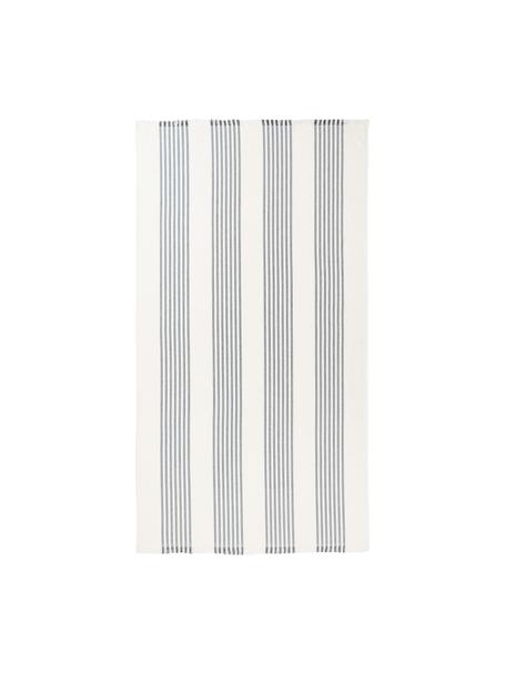 Hamamtuch Aren mit Fransen, Blau, B 100 x L 180 cm
