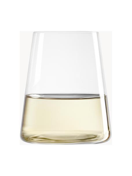 Bicchiere in cristallo a forma di cono Power 6 pz, Cristallo, Trasparente, Ø 9 x Alt. 10 cm, 380 ml