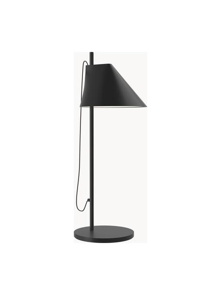 Grande lampe à poser LED à intensité variable avec fonction minuterie Yuh, Noir, Ø 20 x haut. 61 cm