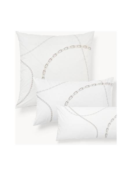 Funda de almohada de percal Ciana, Beige, An 45 x L 110 cm