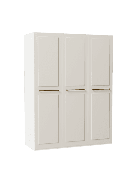 Armoire modulaire beige Charlotte, larg. 150 cm, variantes multiples, Beige clair, Basic Interior, hauteur 200 cm