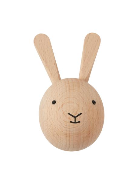 Wandhaken Rabbit aus Buchenholz, Buchenholz, Buchenholz, B 5 x H 8 cm