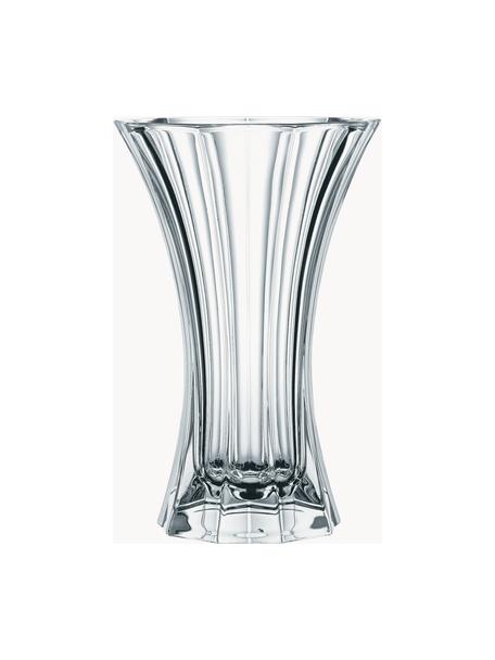 Kristallglas-Vase Saphir, Kristallglas, Transparent, Ø 18 x H 27 cm