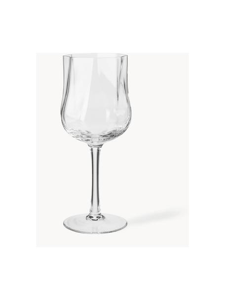 Mundgeblasene Rotweingläser Limfjord, 4 Stück, Glas, mundgeblasen, Transparent, Ø 9 x H 21 cm, 400 ml