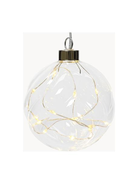 LED kerstbal Cristal, Glas, Transparant, Ø 20 cm