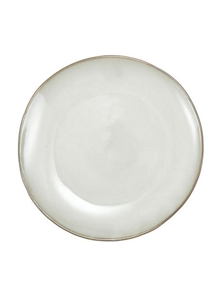 Ručne vyrobený raňajkový tanier z kameniny Thalia, 2 ks, Kamenina, Béžová, Ø 22 cm