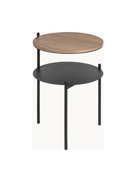 Table de chevet en bois Tu, Noir, bois foncé, Ø 40 x haut. 52 cm