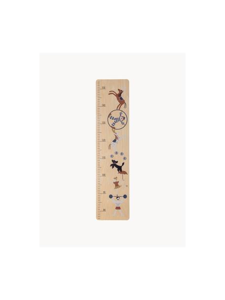 Holz-Messlatte Minne, Mitteldichte Holzfaserplatte (MDF), Helles Holz, Bunt, B 19 x H 80 cm