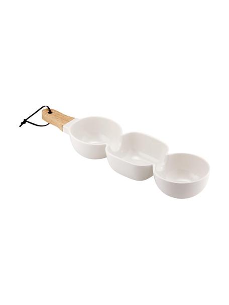 Coupe apéritif Classic, Blanc, bois d'hévéa, larg. 40 x prof. 10 cm