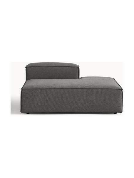 Chaise longue module Lennon, Bekleding: 100% polyester De slijtva, Frame: massief grenenhout, multi, Poten: kunststof Dit product is , Geweven stof antraciet, B 150 x D 119 cm, rugleuning rechts