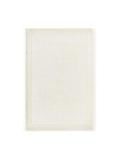Kurzflor-Teppich Kari, 100 % Polyester, GRS-zertifiziert, Cremeweiß, B 120 x L 180 cm (Größe S)