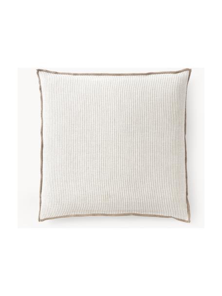 Housse de coussin 50x50 en lin Blaine, 98 % lin, 2 % polyamide

Le lin est naturellement doté d'un toucher plutôt rugueux et d'un aspect froissé. Sa robustesse le rend résistant à l'abrasion et à l'usure

Le matériau est certifié STANDARD 100 OEKO-TEX®, 6457CIT, CITEVE, Tons beiges, larg. 50 x long. 50 cm