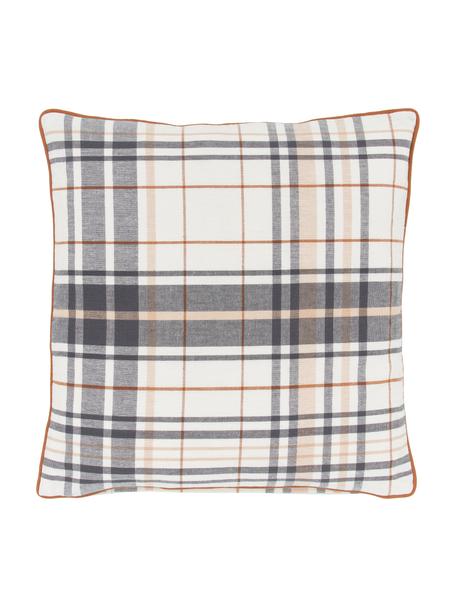 Kostkovaný povlak na polštář s lemováním Stirling, 100% bavlna, Více barev, Š 45 cm, D 45 cm