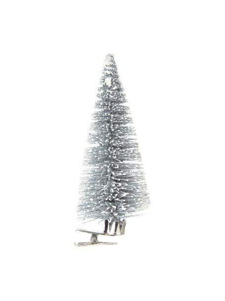 Breukvaste kerstboomklem Felicia, Zilverkleurig, Ø 5 x H 13 cm