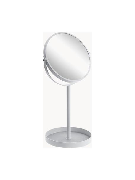 Kosmetikspiegel Tower, Spiegelfläche: Spiegelglas, Weiss, B 18 x H 33 cm