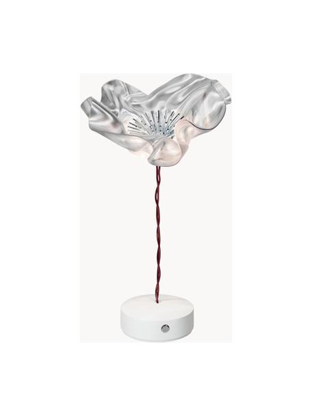 Prenosná stmievateľná stolová LED lampa Lafleur, Priehľadná, hnedá, Ø 15 x V 26 cm