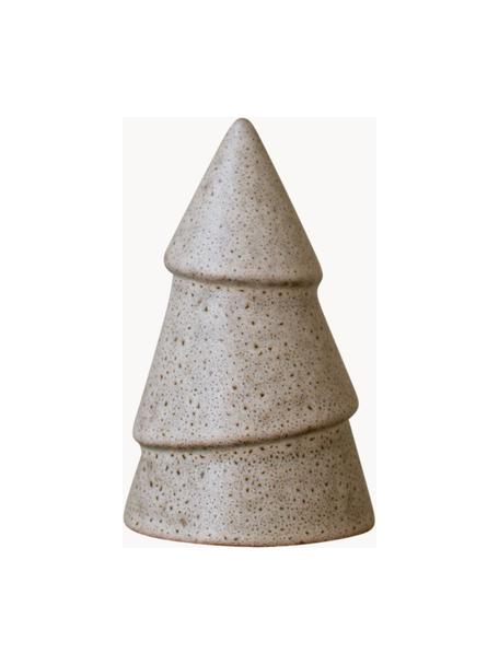 Albero di Natale decorativo in ceramica Mole, Ceramica, Beige chiaro maculato, Ø 7 x Alt. 11 cm