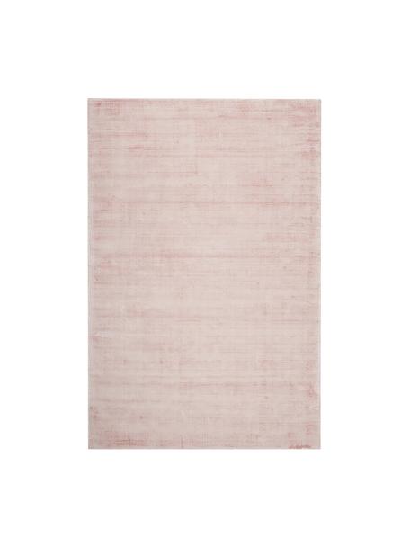Ručně tkaný viskózový koberec Jane, Růžová, Š 80 cm, D 150 cm (velikost XS)