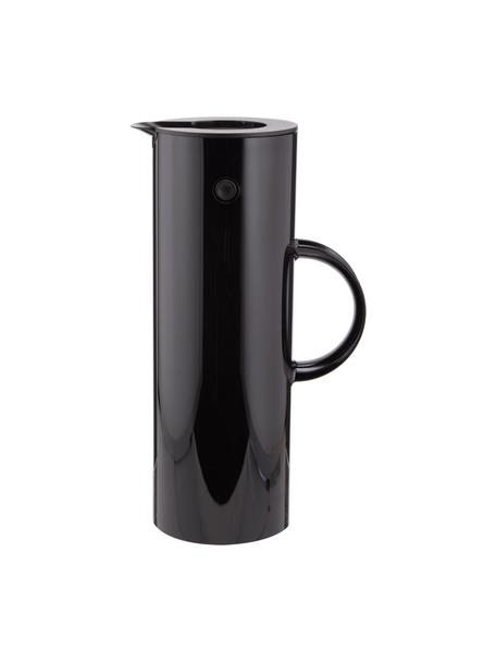 Brocca isotermica EM77, 1 L, Materiale sintetico ABS con inserto in vetro, Nero, lucido, 1 L