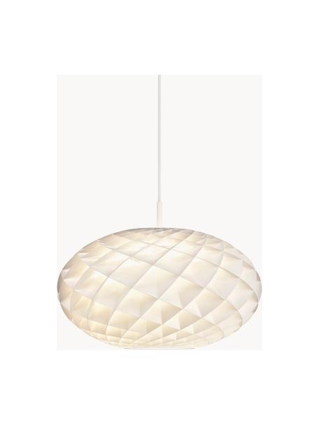 Ovale hanglamp Patera, Lampenkap: PVC-folie, Zonder peertje, Ø 50 x H 36 cm