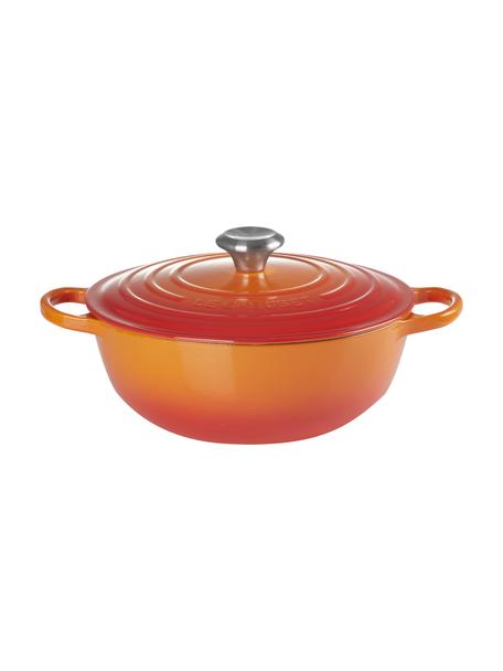 Litinový hrnec La Marmite Signature Collection, Smaltovaný kov, Oranžová, červená, Ø 26 cm, V 14 cm