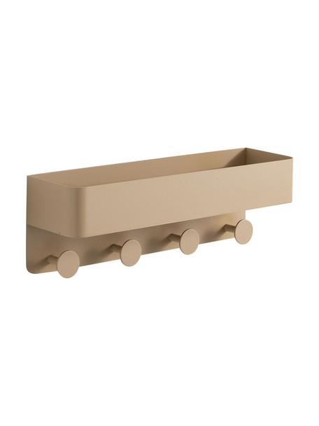 Porte-serviettes en métal Lou, Métal, laqué, Beige foncé, larg. 45 x haut. 15 cm