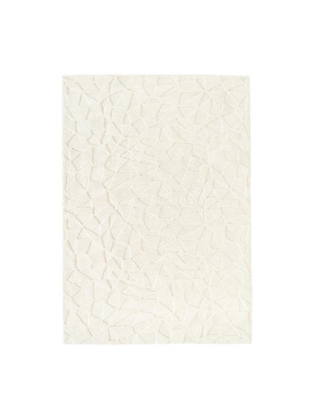 Ručne tkaný vlnený koberec Rory, Krémovobiela, Š 80 x D 150 cm (veľkosť XS)