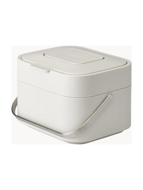 Afvalbak voor organisch afval, 4 L, Off White, B 24 x D 20 cm, 4 L