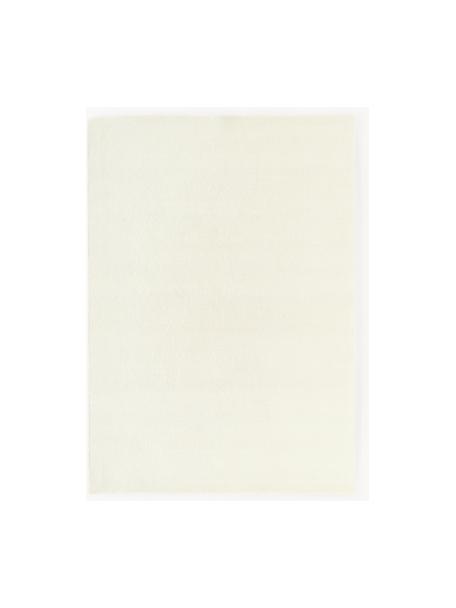 Tappeto in lana tessuto a mano Zayne, Retro: 100% cotone Nel caso dei , Bianco latte, Larg. 80 x Lung. 150 cm (taglia XS)