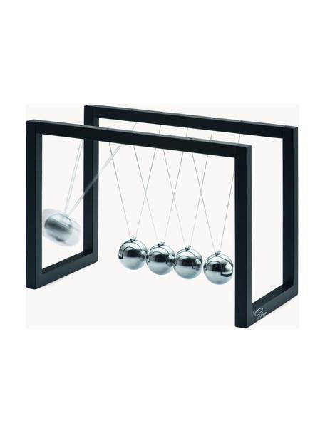 Pieza decorativa Ballance, Metal recubierto, Negro, plata, An 16 x Al 13 cm