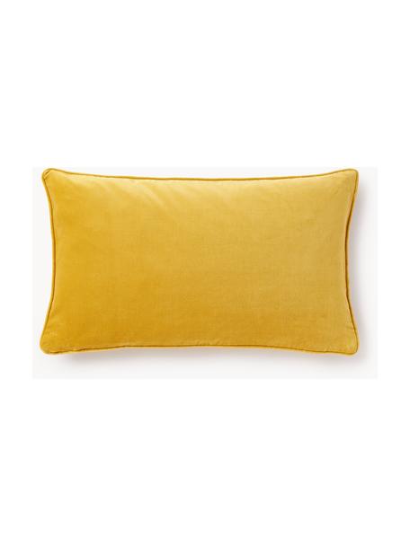 Housse de coussin 40x40 en velours Dana, 100 % velours de coton

Le matériau est certifié STANDARD 100 OEKO-TEX®, 21.HCN.84376, Hohenstein, Jaune soleil, larg. 30 x long. 50 cm