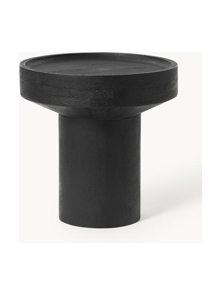 Table d'appoint ronde en manguier Benno, Bois de manguier massif, laqué, béton

Ce produit est fabriqué à partir de bois certifié FSC® issu d'une exploitation durable, Bois de manguier, noir laqué, Ø 50 x haut. 50 cm