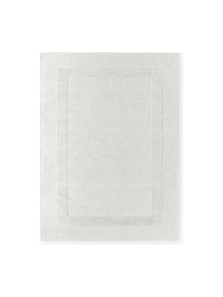 Alfombra artesanal de algodón texturizada Dania, 100% algodón (certificado GRS), Gris claro, An 300 x L 400 cm (Tamaño XL)