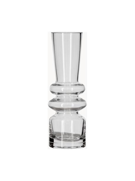 Skleněná váza Trio, V 20 cm, Sklo, Transparentní, Ø 7 cm, V 20 cm