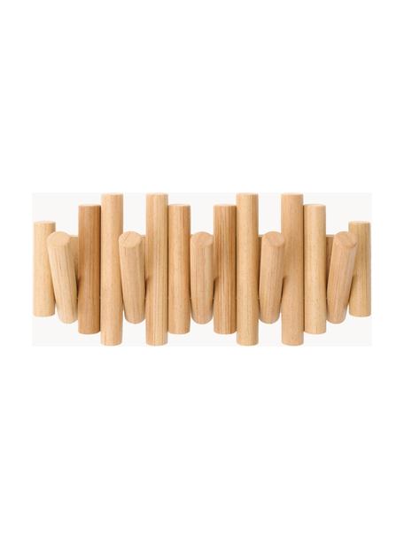 Appendiabiti da parete in legno di pino Picket, Legno di pino, Legno di pino chiaro, Larg. 38 x Alt. 17 cm