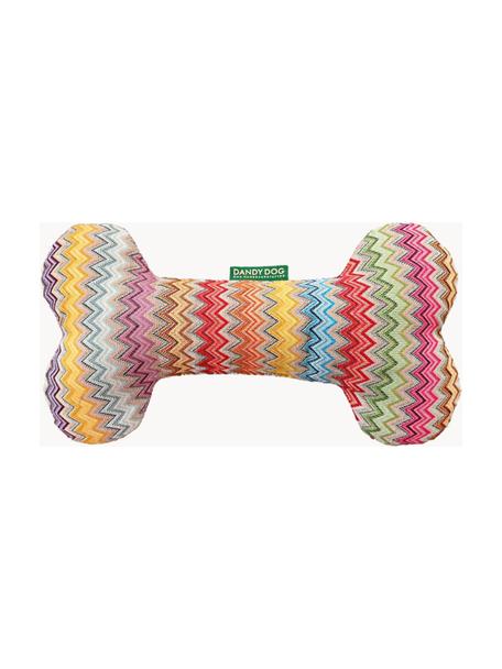 Hundespielzeug Zik Zak in Knochen-Form, verschiedene Grössen, 45 % Baumwolle, 35 % Polyester, 20 % Acryl, Bunt, B 35 x H 20 cm