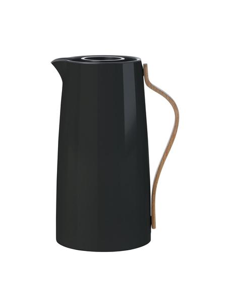 Termos Emma, 1,2 l, Korpus: stal szlachetna, Czarny, błyszczący, 1,2 l