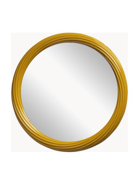 Okrúhle nástenné zrkadlo Churros, Okrová, Ø 34 cm