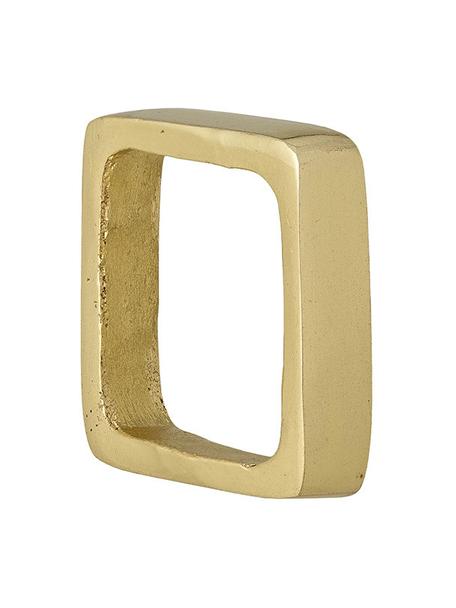 Portatovagliolo Cybelle 4 pz, Alluminio rivestito, Dorato, Larg. 5 x Alt. 5 cm