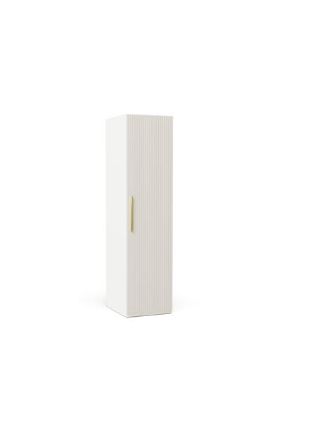 Szafa modułowa Simone, 1-drzwiowa, różne warianty, Korpus: płyta wiórowa z certyfika, Drewno naturalne, beżowy, W 200 cm, Basic